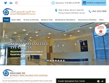 Tablet Screenshot of kuwaiteyecenter.com